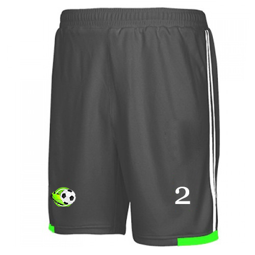 Black football team shorts